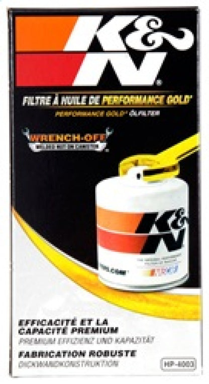 K&N Dodge Performance Gold Oil Filter HP-4003