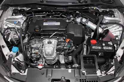K&N 2013-14 Honda Accord 2.4L L4 69 Series Typhoon Air Intake System - Silver Cold Air Intake Kit 69-1213TS