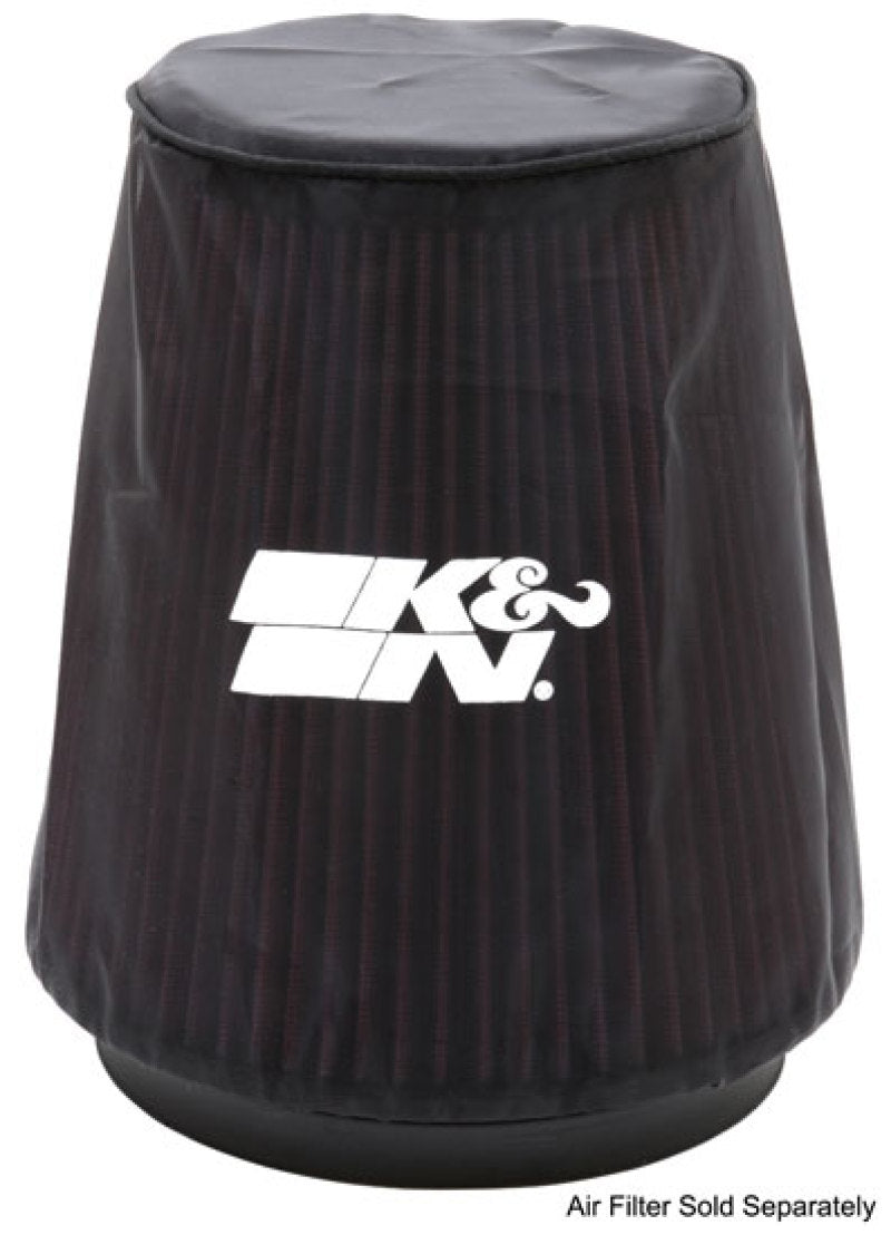 K&N Universal P Dry charger Round Tapered Air Filter Wrap Black 22-8038DK