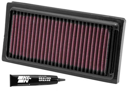 K&N 08-09 Harley Davidson XR1200 74 CI / 10-12 XR1200X Sportster 74 CI Replacement Air Filter HD-1208