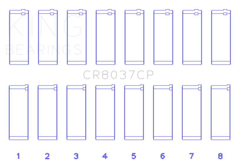 King CP-Series Rod Bearings CR8037CP025