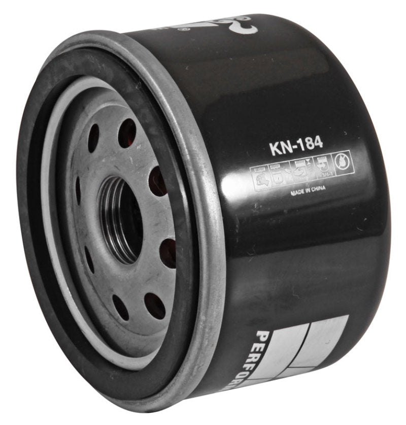 K&N Oil Filter 2.688in Height x 3.031in OD Powersports - Canister KN-184