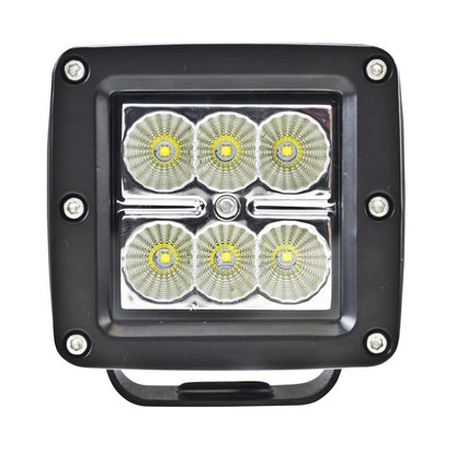 Hella Value Fit 3.1in - 18W Cube Flood Beam - LED Light 357204051