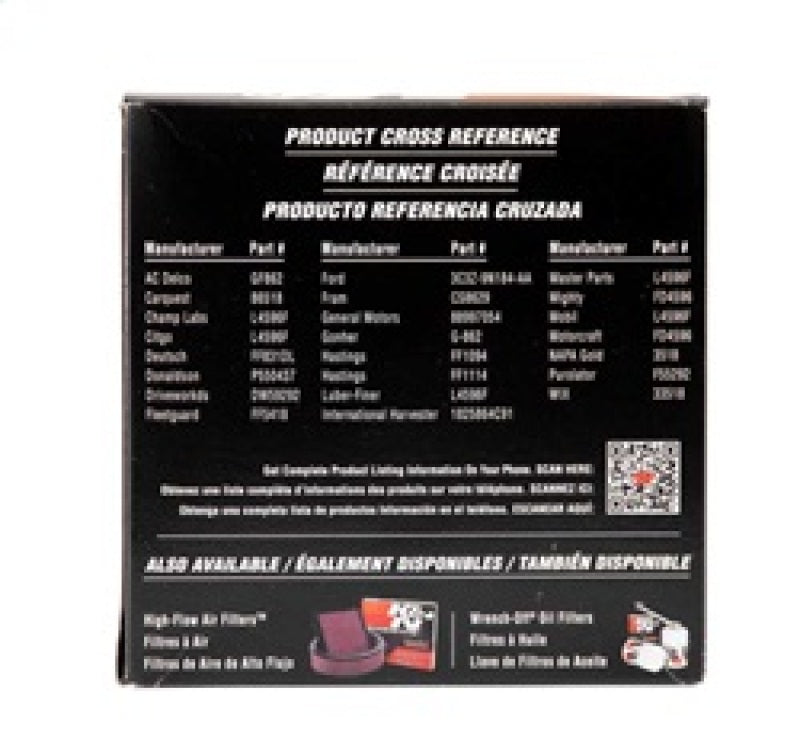 K&N Ford Diesel Truck Fuel Filter PF-4000