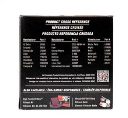 K&N Ford Diesel Truck Fuel Filter PF-4000