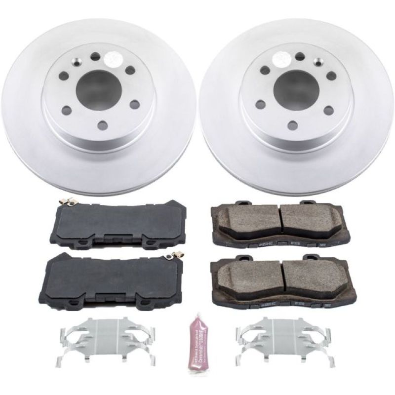 Power Stop Z17 Evolution Plus GEOMET Coated Brake Kits CRK7126