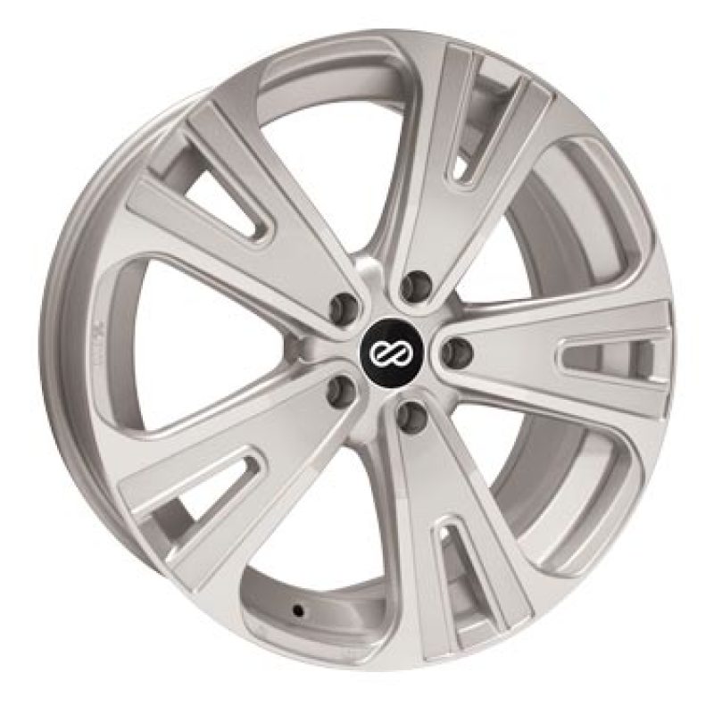 Enkei Universal SVX Truck & SUV 18x8 40mm Offset 5x114.3 Bolt 72.6mm Bore Silver Machined Wheel 475-880-6540SM