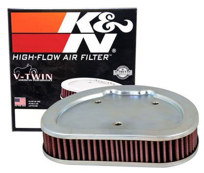 K&N Replacement Air Filter 1.625in H x 7.5in L for Harley Davidson HD-1508