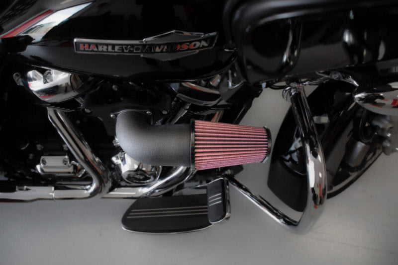 K&N 2017 Harley-Davidson H/D Touring Models Aircharger Performance Intake - Black 63-1138