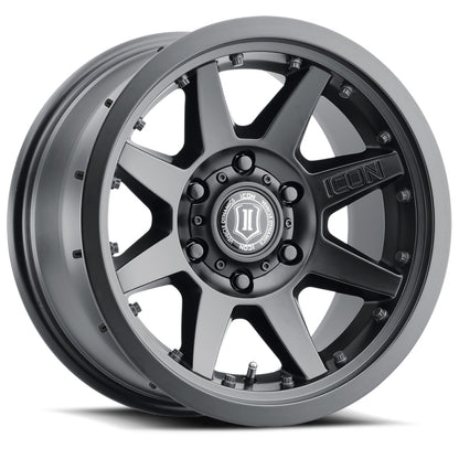 Icon Alloys Rebound Pro Satin Black Wheels 21817858347SB