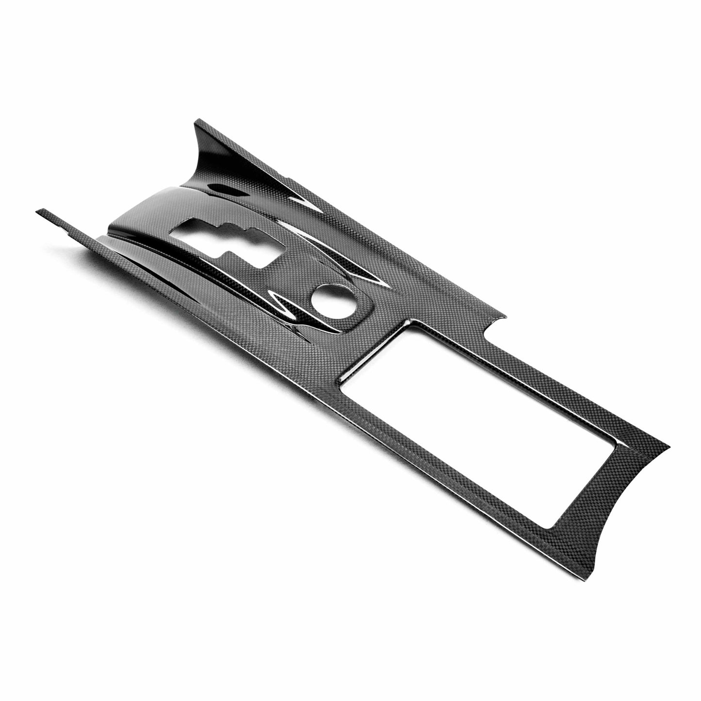 Seibon 09-14 Nissan GTR Carbon Fiber Center Shifter Bezel CFI0910NSGTR-F