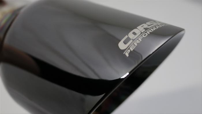 Corsa Exhaust Tips TK009BLK