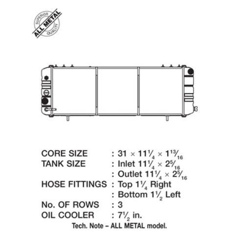 CSF All-Metal Radiators 2572