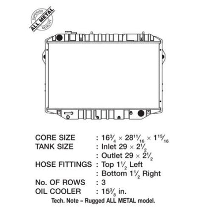 CSF All-Metal Radiators 2709