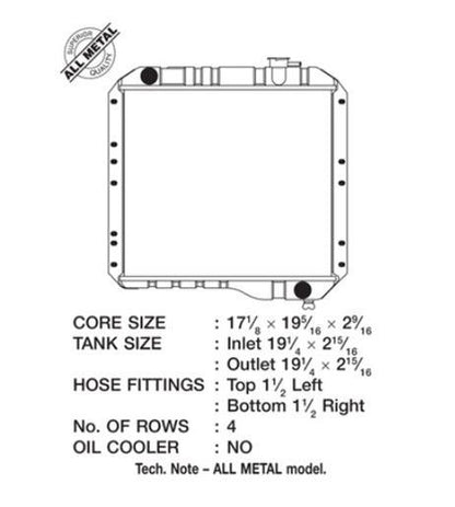 CSF All-Metal Radiators 2888