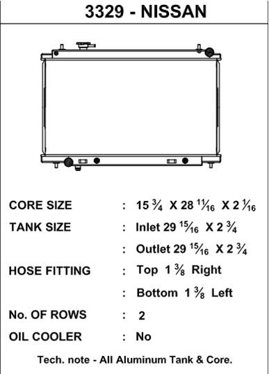 CSF Racing Radiators 3329