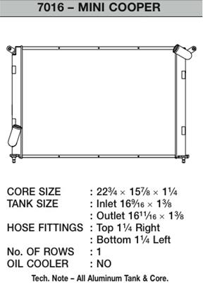 CSF Racing Radiators 7016