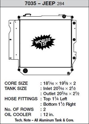 CSF Racing Radiators 7035