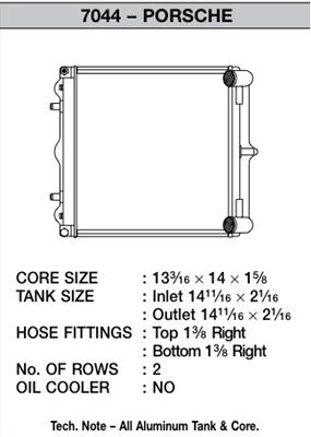 CSF Racing Radiators 7044