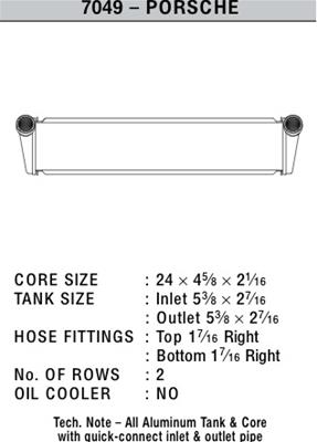 CSF Racing Radiators 7049