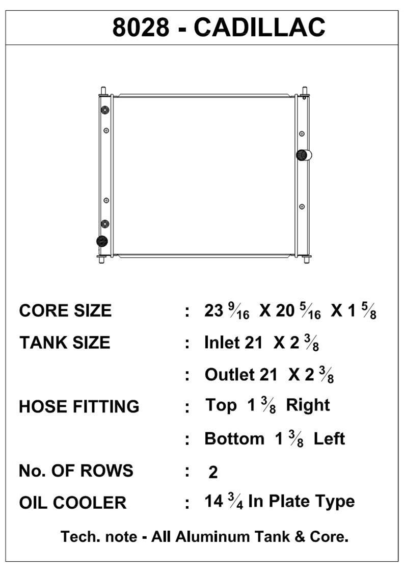 CSF Racing Radiators 8028