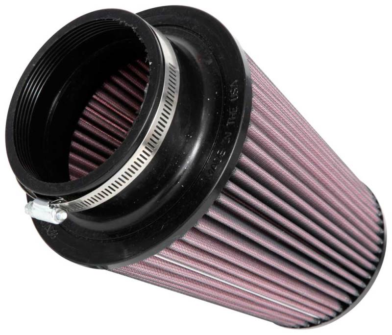 K&N Universal Clamp-On Air Filter 4in FLG / 6-1/2in B / 4-1/2in T / 8in H RU-1027