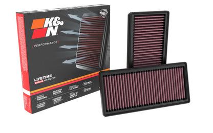 K&N 18-23 Mercedez Benz G500/G550/GLS580/GLE580/S560/S580 Drop In Air Filter 33-3183