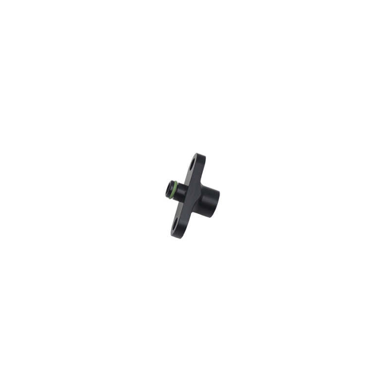 DeatschWerks 08-18 Toyota Tundra/Sequoia Fuel Pressure Regulator Adapter To 6AN ORB Female - Black 6-03-TTREG