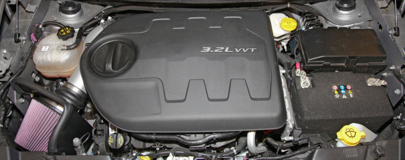 K&N 14-15 Jeep Cherokee 3.2L V6 High Flow Performance Intake Kit 77-1569KS