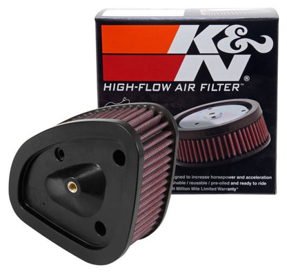 K&N 2017 Harley Davidson FLHR Road King Replacement Air Filter HD-1717
