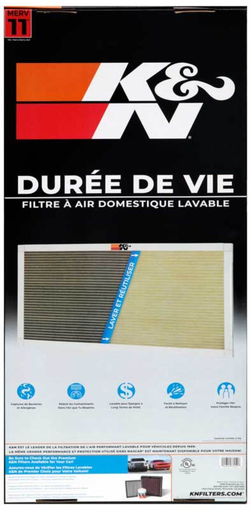 K&N HVAC Filter - 14 x 30 x 1 HVC-11430