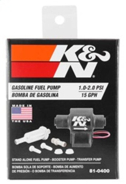 K&N Performance Electric Fuel Pump 1-2 PSI 81-0400