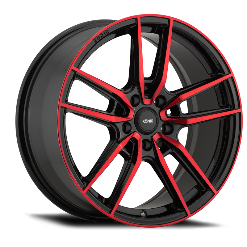 Konig Myth 18x8 5x112 ET43 Gloss Black w/ Red Tinted Clearcoat MY8851243R