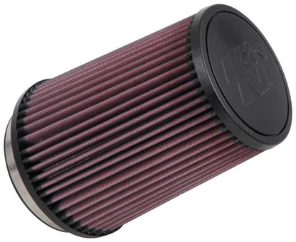 K&N Filter Universal Rubber Filter 4 inch Flange 5 3/8 inch Base 4 3/8 inch Top 7 inch Height RU-2590