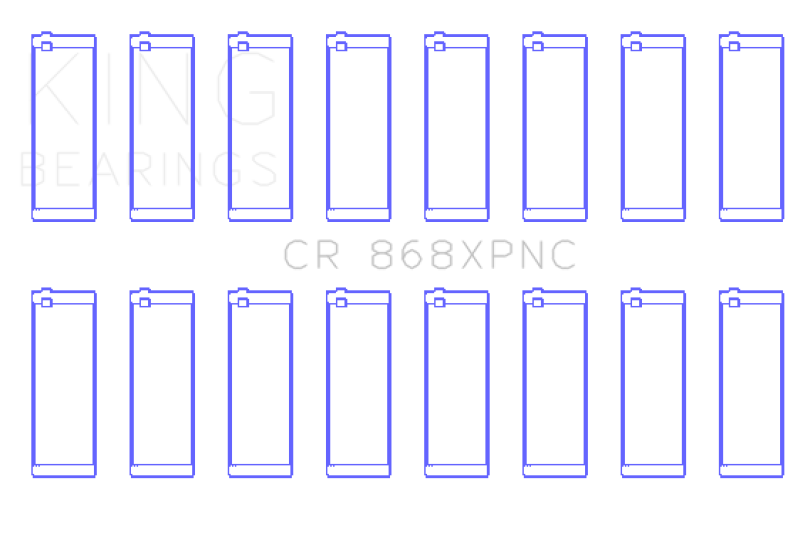King XP-Series Coated Rod Bearings CR868XPNCSTDX