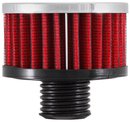K&N .5in Flange ID x 3in OD x 3.25in H Rubber Base Crankcase Vent Filter 62-1495