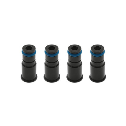 BLOX Racing 14mm Adapter Top (1in) w/Viton O-Ring & Retaining Clip (Set of 4) BXEF-AT-14L-4