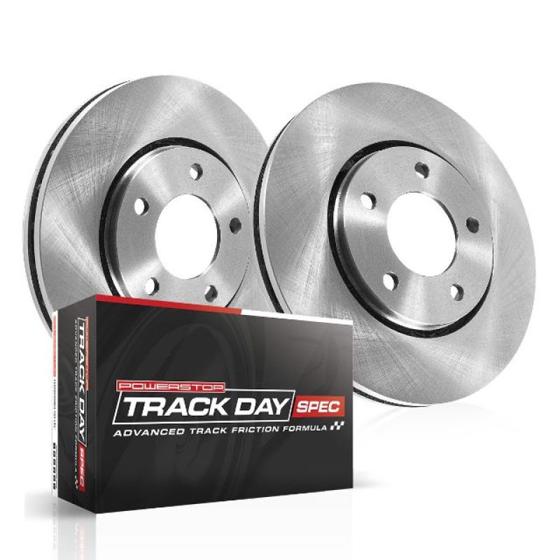 Power Stop 06-07 BMW 525xi Rear Track Day SPEC Brake Kit TDSK5491