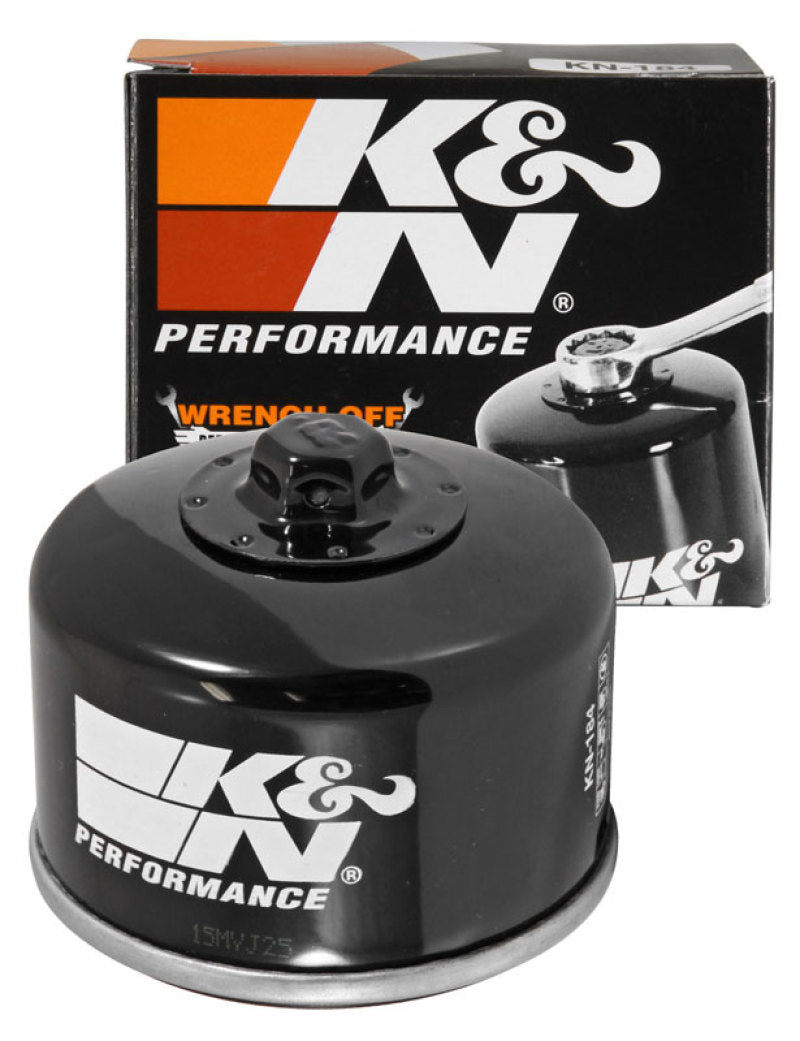 K&N Oil Filter 2.688in Height x 3.031in OD Powersports - Canister KN-184