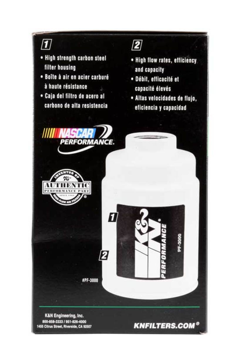 K&N Cellulose Media Fuel Filter 3.5in OD x 6.281in L PF-3000