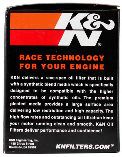 K&N Honda / Kawasaki / Yamaha / Polaris / Victory 2.688in OD x 3.344in H Oil Filter KN-303