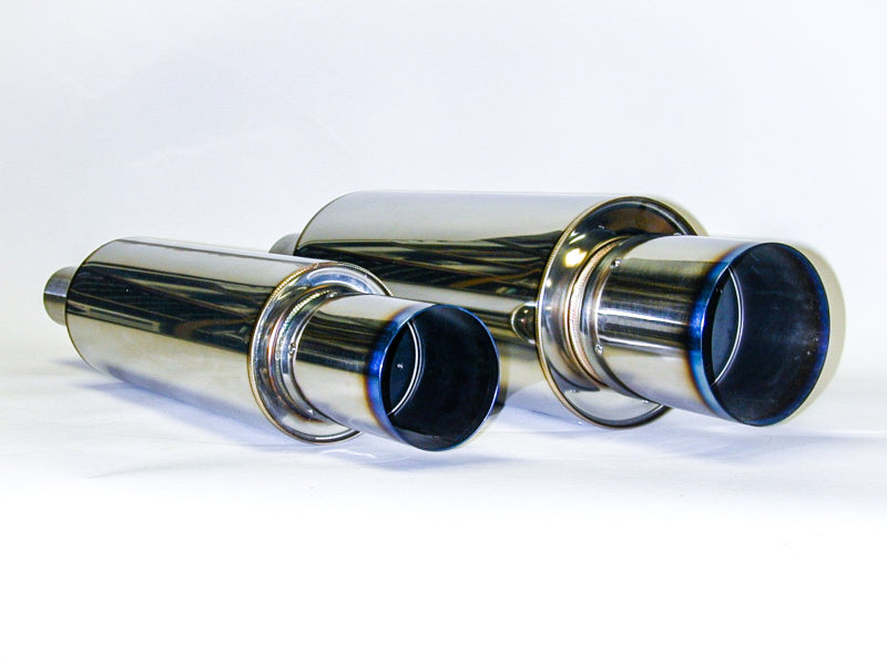 HKS Universal Stainless Hi Power 130mm Titanium Muffler 34005-FK002
