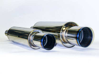 HKS Universal Stainless Hi Power 130mm Titanium Muffler 34005-FK002
