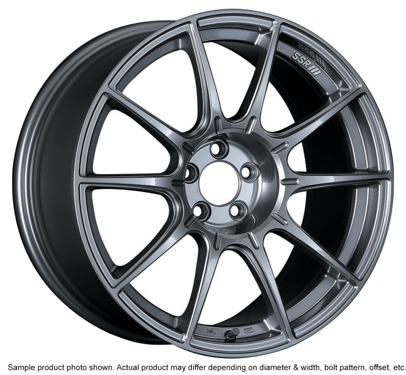 SSR GTX01 18x9.5 5x114.3 40mm Offset Dark Silver Wheel XA18950+4005GDK