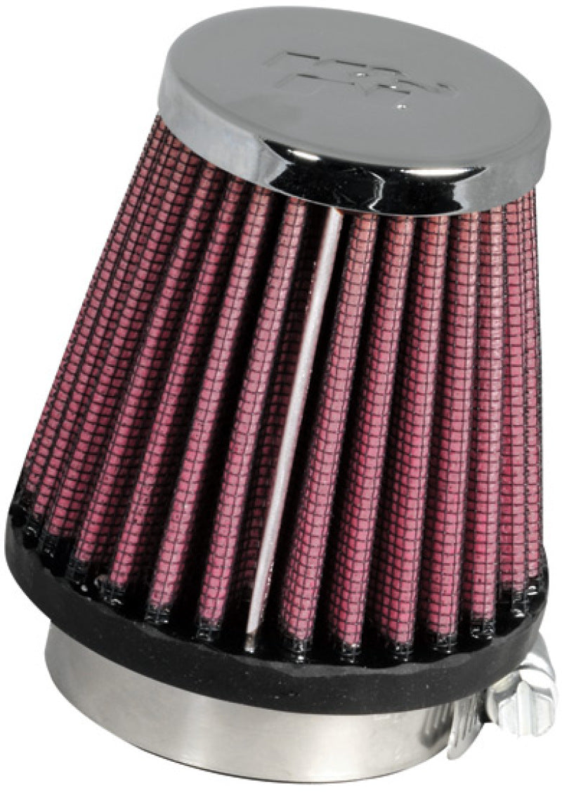 K&N Universal Chrome Filter 1 15/16 inch FLG / 3 inch Base / 2 inch Top / 3 inch Height RC-1060
