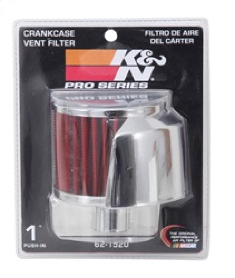 K&N 1.00in Flange ID x 3in OD x 2.5in Height Vent Filter 62-1520