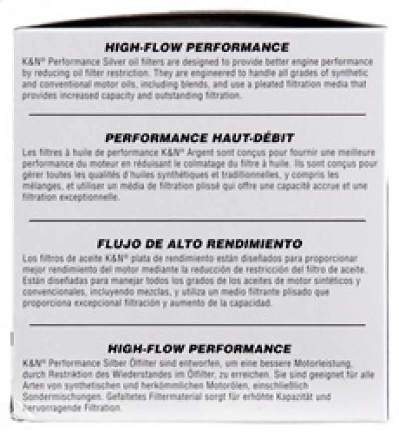 K&N Oil Filter for Fiat/Porsche/Triump/Alfa Romeo/MG/Dodge/Mercury/Toyota 3.656in OD x 4in H PS-2004