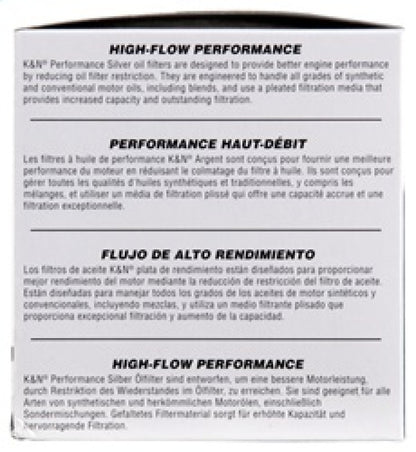 K&N Oil Filter for Fiat/Porsche/Triump/Alfa Romeo/MG/Dodge/Mercury/Toyota 3.656in OD x 4in H PS-2004