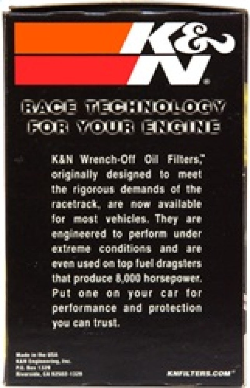 K&N Universal Performance Gold Oil Filter HP-2006