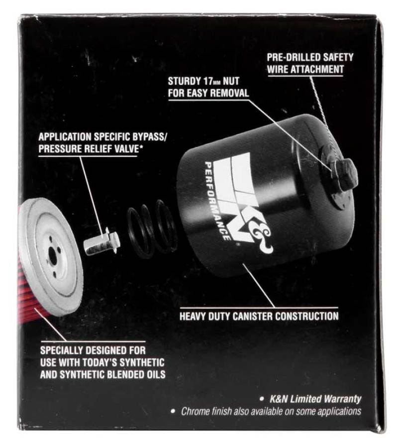 K&N Ducati / Cagiva 3.063in OD x 3.344in H Oil Filter KN-153